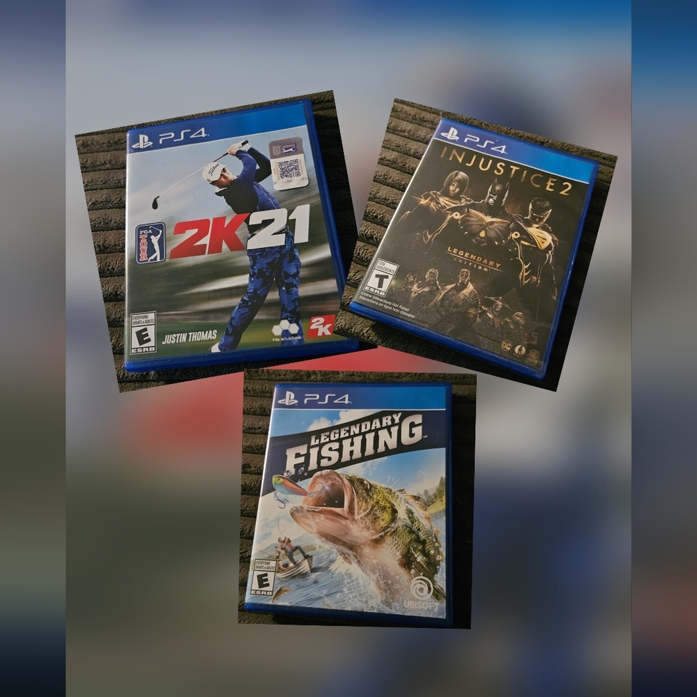 PS4 - 3 Game Bundle